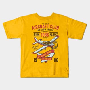 Aircraft Club 1986 Kids T-Shirt